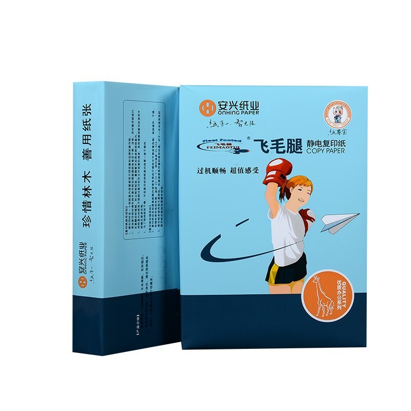 飞毛腿 A4复印纸70克-500张/包 5包/箱