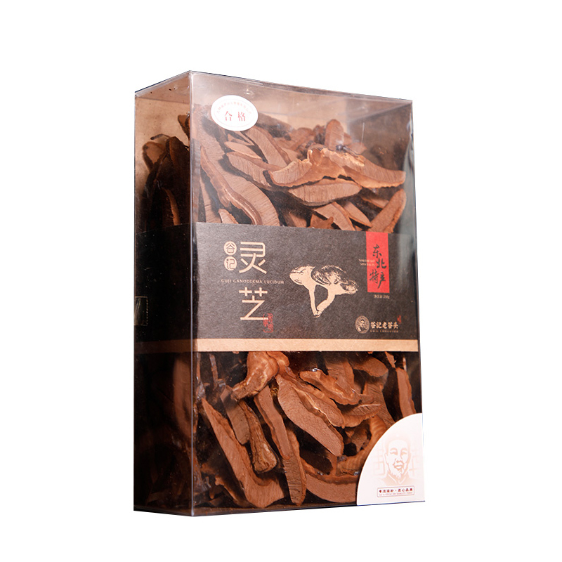 谷记老谷头(GUJI LAOGUTOU) 紫灵芝切片 半野生灵芝 灵芝片 250g 煲汤泡酒 滋补保健