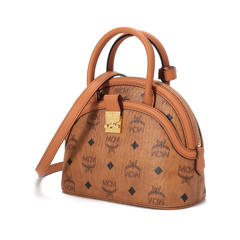 mcm女士annavisetos系列涂层帆布手提单肩斜挎包小号mwtbsnn02