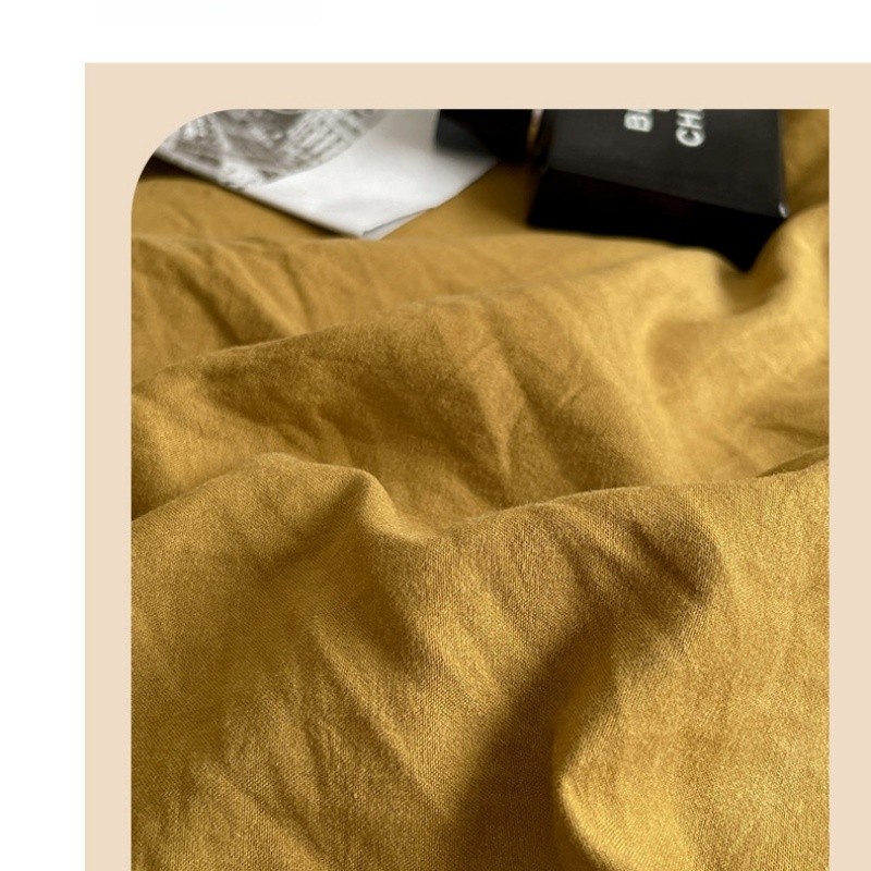 铭思沃床单款三件套1.2m床 黄 套高清大图