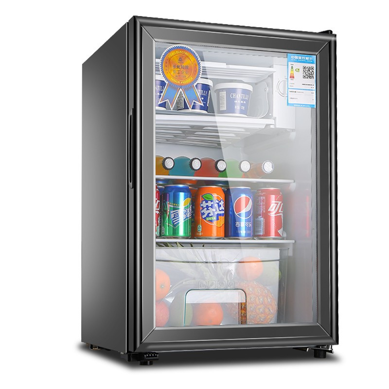 三利 135l冷藏柜冰吧家用小型客厅单门冰箱 雪茄茶叶恒温红酒柜保鲜