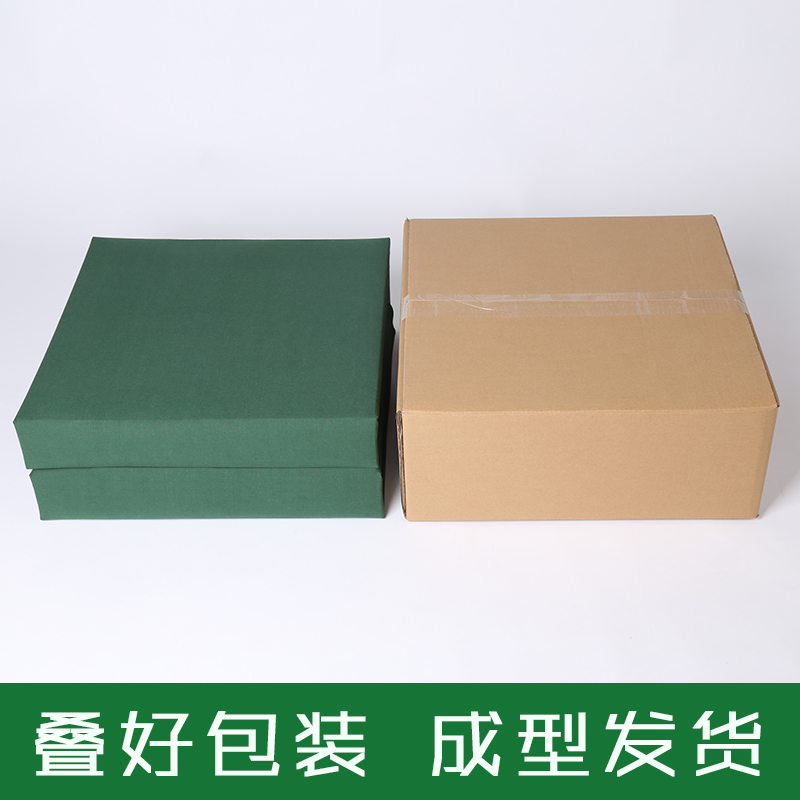 家柏饰(CORATED)内务定型军被成型棉军被子军训帆布豆腐块模型手工标兵叠军被高清大图