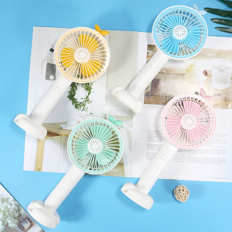 新款可折叠迷你便携小台扇usb充电灯光小学生宿舍电风扇风扇随身