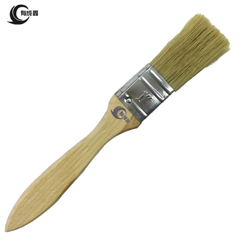 有成鑫 猪毛刷子直柄刷 1寸 把高清大图