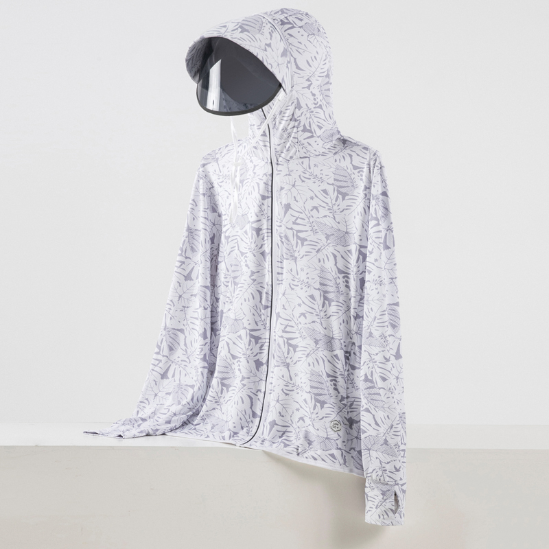 伊夫狼爪yifulangzhua2023新款防晒衣男皮肤衣情侣迷彩带帽檐抽绳钓鱼