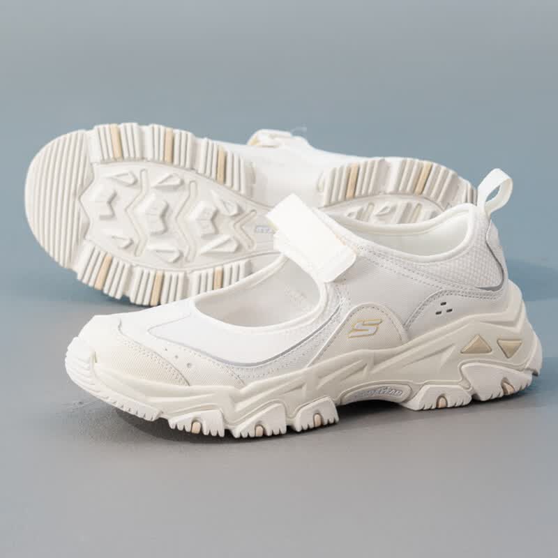 斯凯奇（Skechers）女鞋 运动鞋轻便厚底舒适透气健步鞋时尚潮流休闲鞋180211-CRW ZP高清大图
