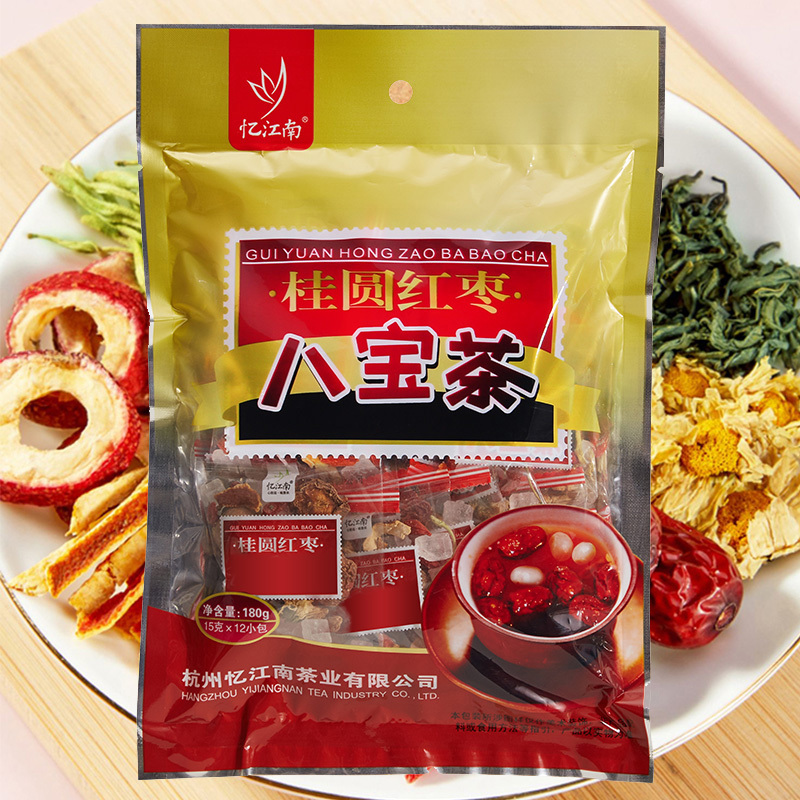 忆江南花茶八宝茶陈皮菊花组合桂圆红枣八宝茶180g