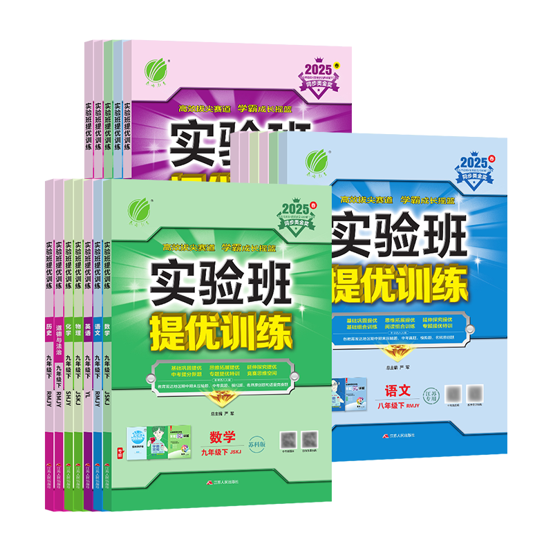 [全套5本]语数英物化 (江苏适用❤️人教+苏科+译林+苏科+沪教) 九年级上 [正版]江苏版2025春24秋实验班提优高清大图