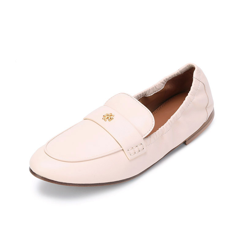 toryburch托里伯奇tb女鞋皮革双tlogo芭蕾乐福鞋平底鞋皮鞋87269视频