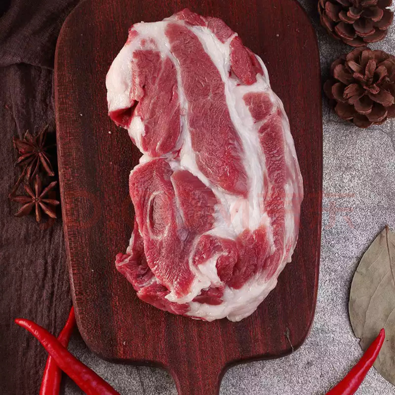 买就送小米野蛮香东北黑猪梅花肉新鲜猪肉400g猪肩肉猪梅肉梅花猪肉