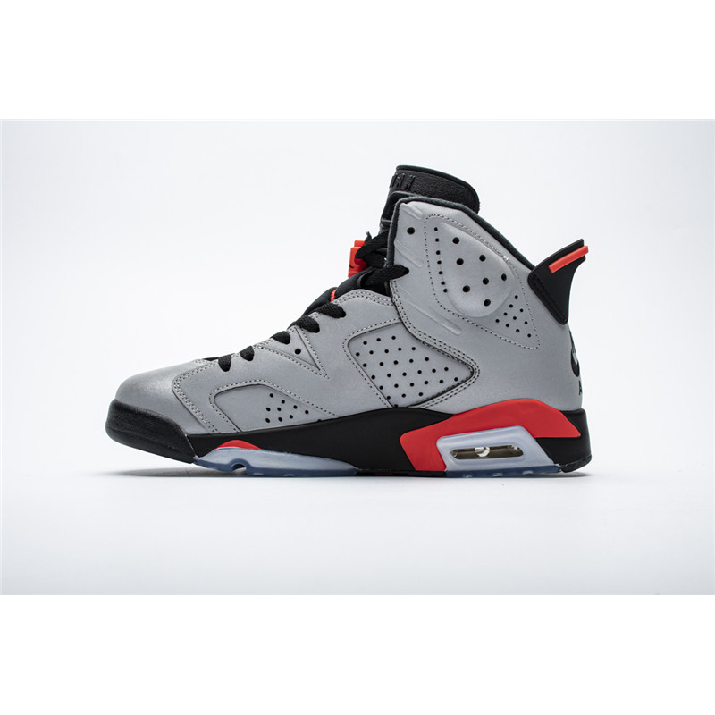 jordan 6 aj6银粉 反射银 男子高帮运动休闲篮球跑步鞋ci4072-001