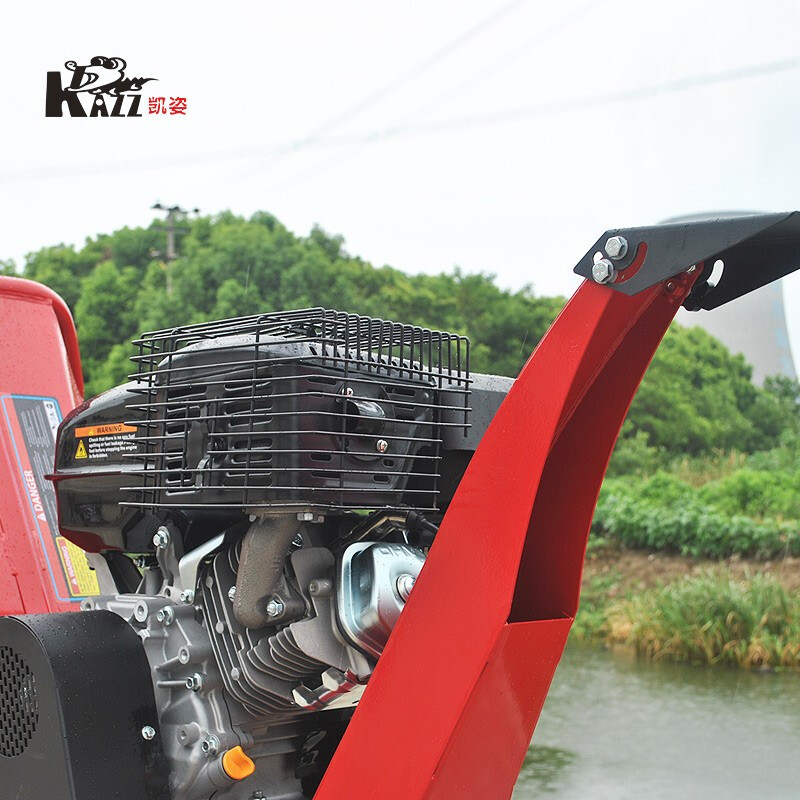 凯姿(KAZZ) WD100 木材树枝粉碎机大型多功能园林碎木果园移动汽油葡萄枝秸秆10公分 单位:台高清大图