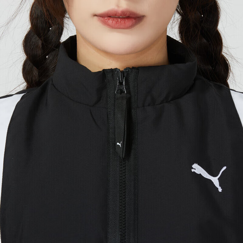 彪马(PUMA)女装新款时尚潮流运动服跑步训练健身休闲舒适夹克外套 626032-01 ZP