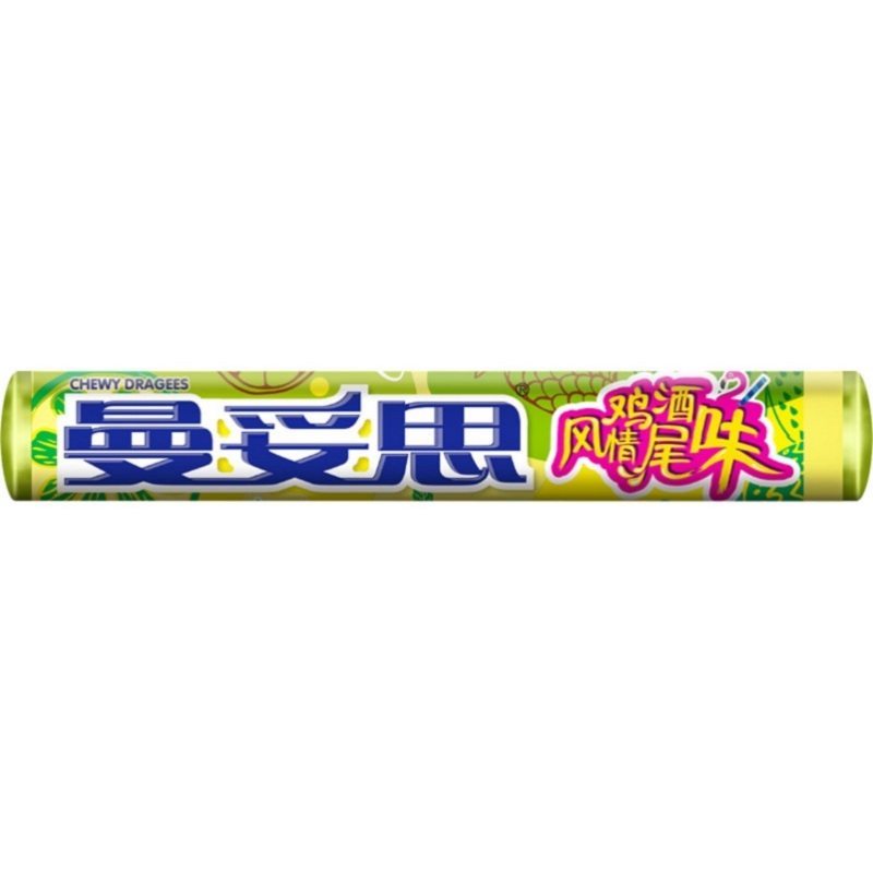 曼妥思嚼充气糖风情鸡尾酒口味37g