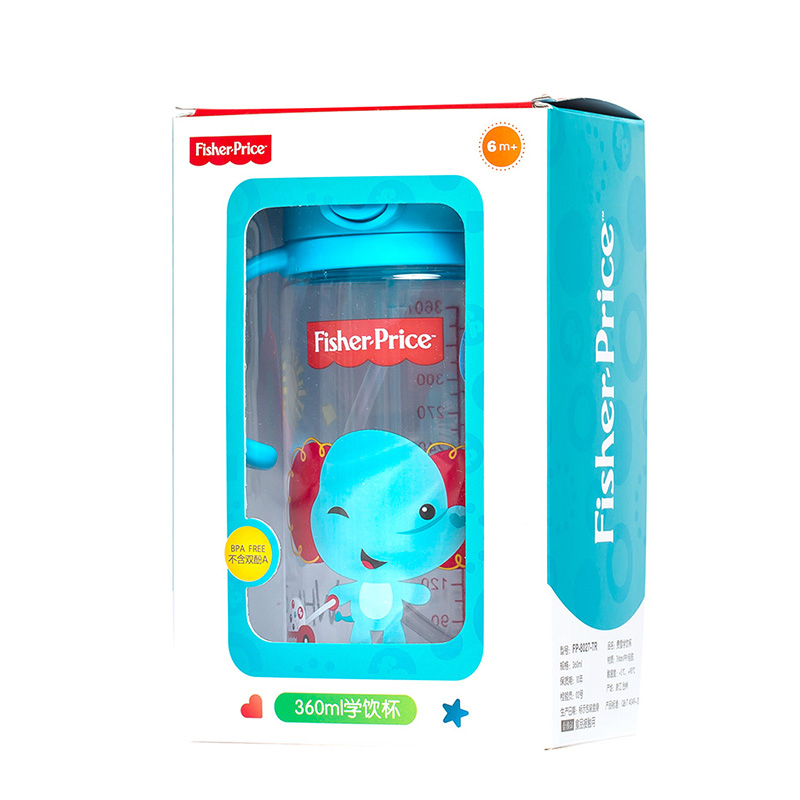费雪牌(FISHER-PRICE) 母婴幼儿童学饮杯带手柄 FP-8027B 蓝色 适用年龄：12个月以上