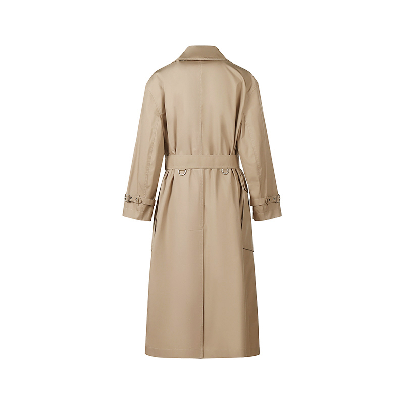 博柏利巴宝莉burberry女款棉质长款风衣大衣外套80406551