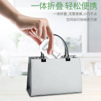 邻家-新款折叠手机桌面支架-黑色 一秒折叠 实心加重底座 多角度调节 稳固不晃动(1)