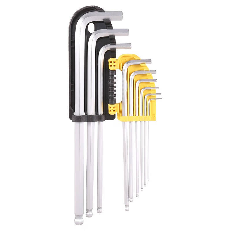 得力工具DL2175_加长球头内六角9件套1.5-10(mm)(新VI)高清大图