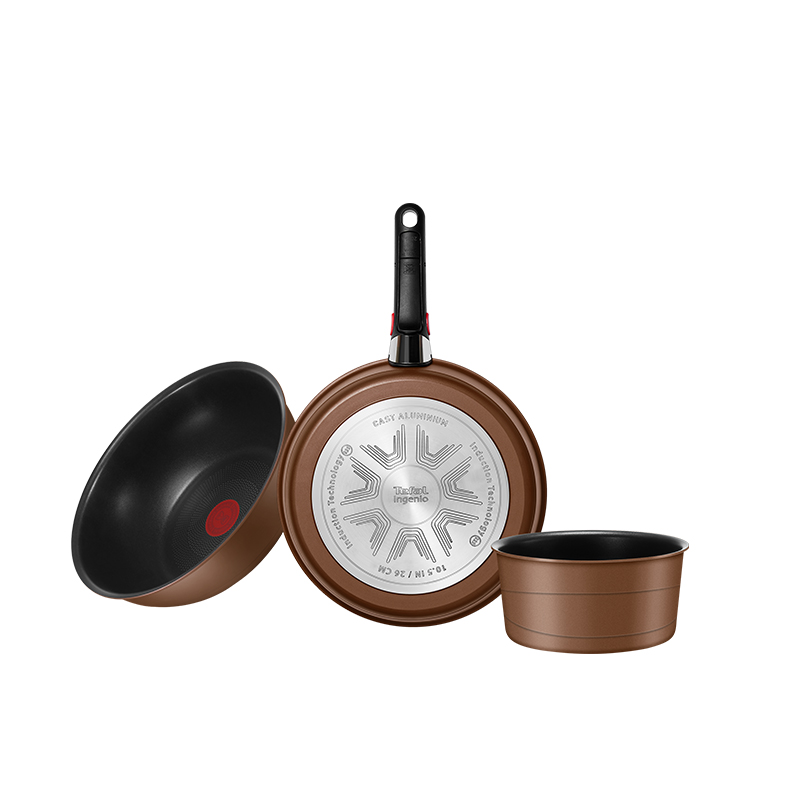 TEFAL INGENIO可拆卸不粘六件套TFTP2201E1(棕)