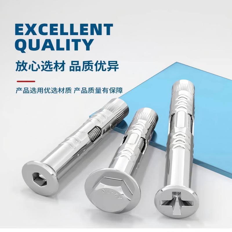 xx-平头膨胀螺栓M8x60,8mmx60mm,1pc