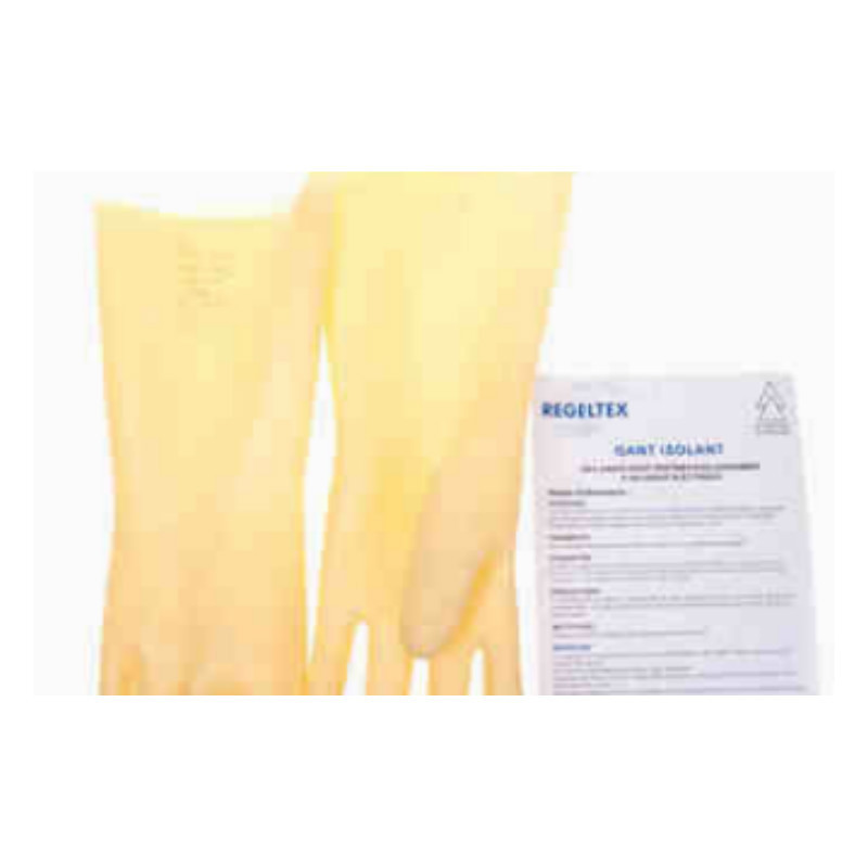 代尔塔 Delta Plus 207003-9 20KV天然乳胶绝缘手套(9寸)