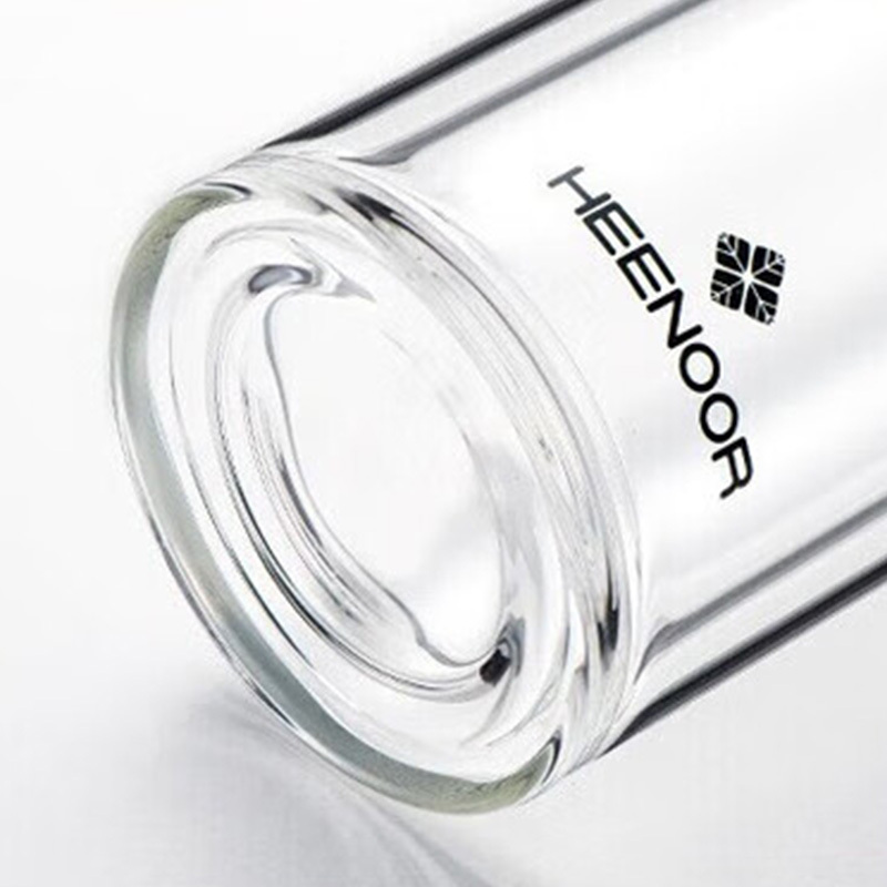 希诺玻璃杯410ml精品款便携耐用N-6569(颜色随机)高清大图