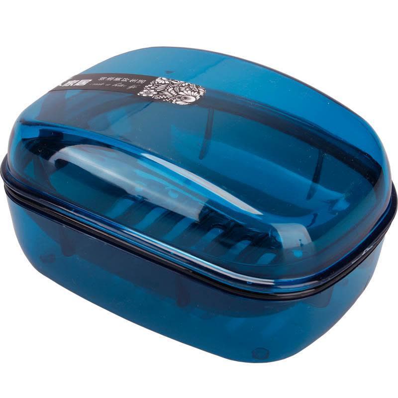 肥皂盒沥水创意可爱大号带盖卫生间便携浴室洗衣红色香皂盒子N8|粉色（3307）2个图片