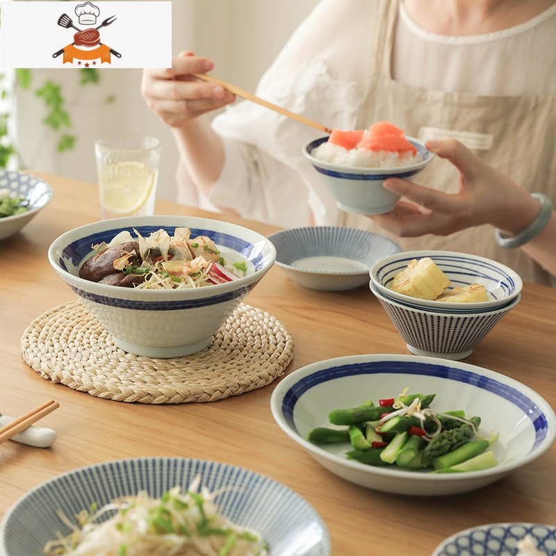 敬平 日式陶瓷菜盘 盘子家用创意网红凉冷菜盘深汤餐具餐盘碟子瓷高清大图