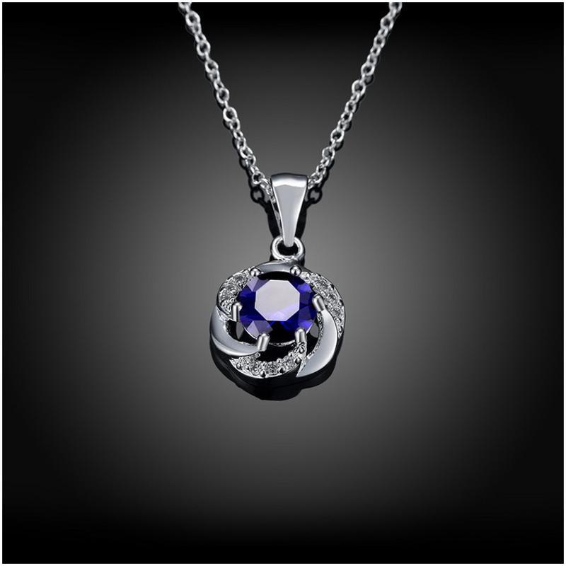 N470 Women Silver Necklace 镀925纯银女项链日韩版锁骨链潮人送女朋友七夕情人节礼物