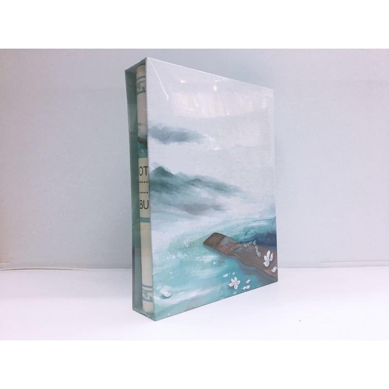 相册影集粘胶diy粘贴式覆膜自粘贴家庭纪念册5678寸手工创意礼品 三维工匠 浅绿高清大图