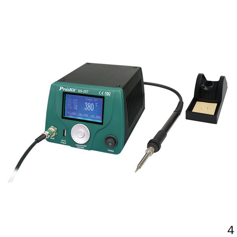 宝工 (Pro’sKit) SS-257H LCD 智慧型溫控焊台(75W) 1台