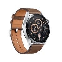 华为(HUAWEI)WATCH GT3(46mm)时尚款咖色 真皮表带 14天续航 NFC门禁音乐播放 智能蓝牙通话电话手表华为watchgt3