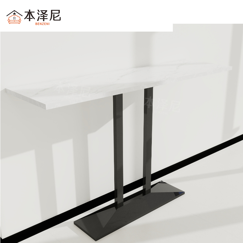 本泽尼 高脚桌 HTZ-GZ459 1400*450*900mm 张高清大图