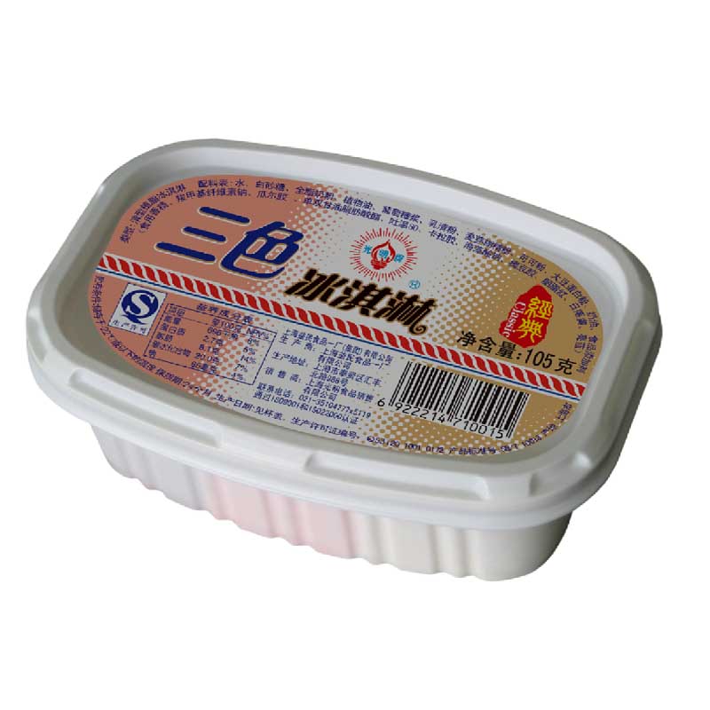 光明三色杯冰淇淋105克6