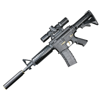 M416儿童玩具枪男孩手动水弹枪M4绝地吃鸡求生98k狙击可发射HK416