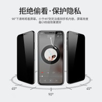 古尚古iPhone11钢化膜12Pro Max防偷窥膜苹果X防窥XR全屏7/8plus防窥膜iPhoneXR/XsMax