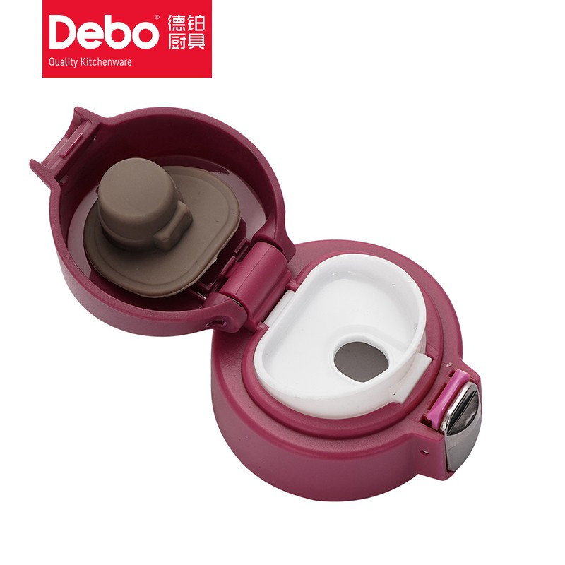 Debo德铂 托马斯304不锈钢内胆双层保温杯 DEP-719 红色480ml/个