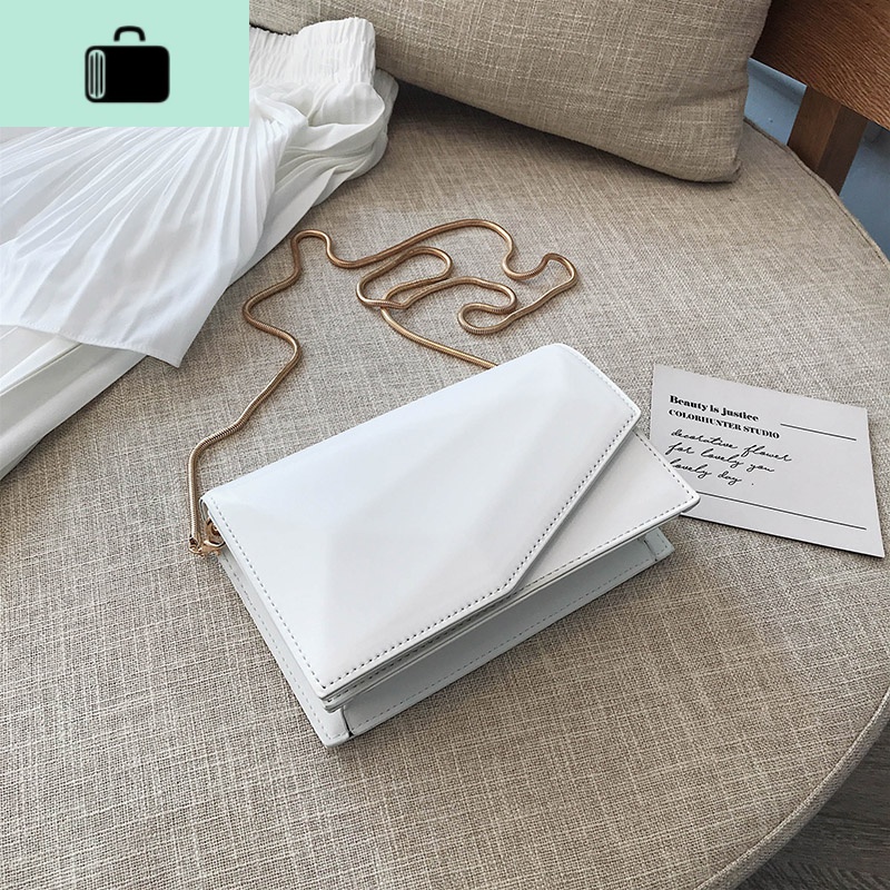 今年流行的夏天小包包2020新款潮斜挎包女百搭ins链条单肩小方包NEWLAKE高清大图