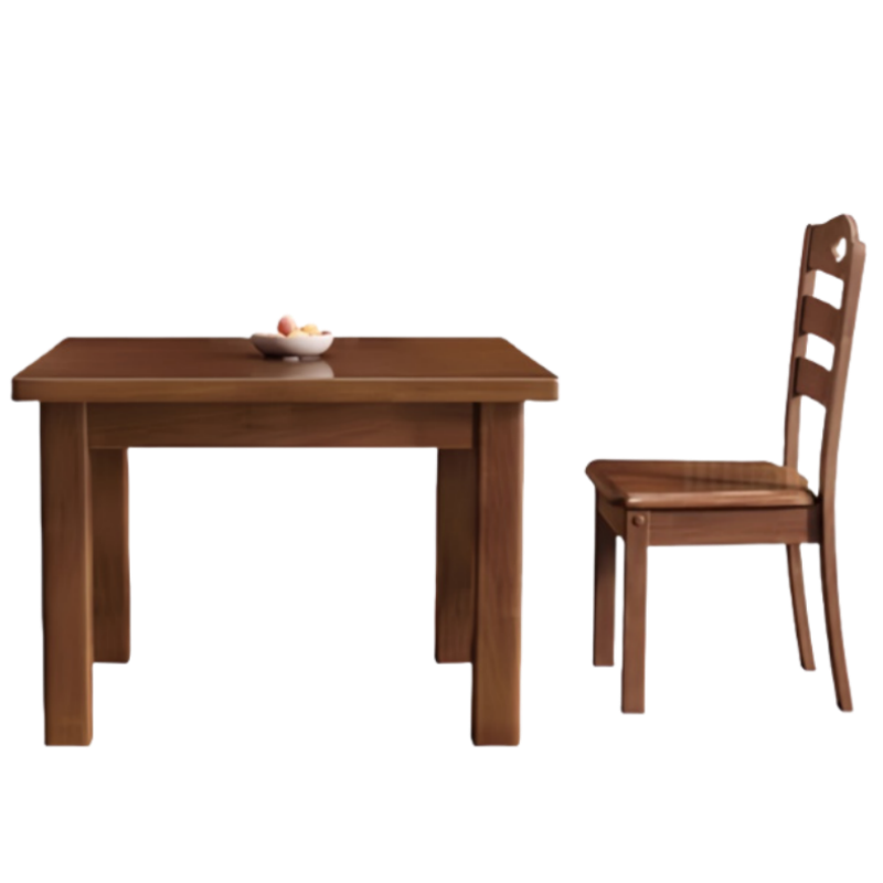 芙首泰方形餐桌椅1000*1000*760mm(1桌4椅)套高清大图