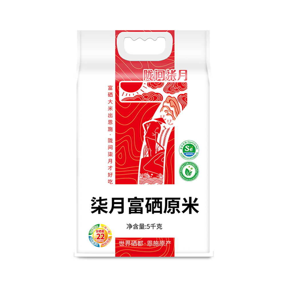 陇间柒月 柒月富硒原米5kg 东北稻香大米恩施富硒 / 袋
