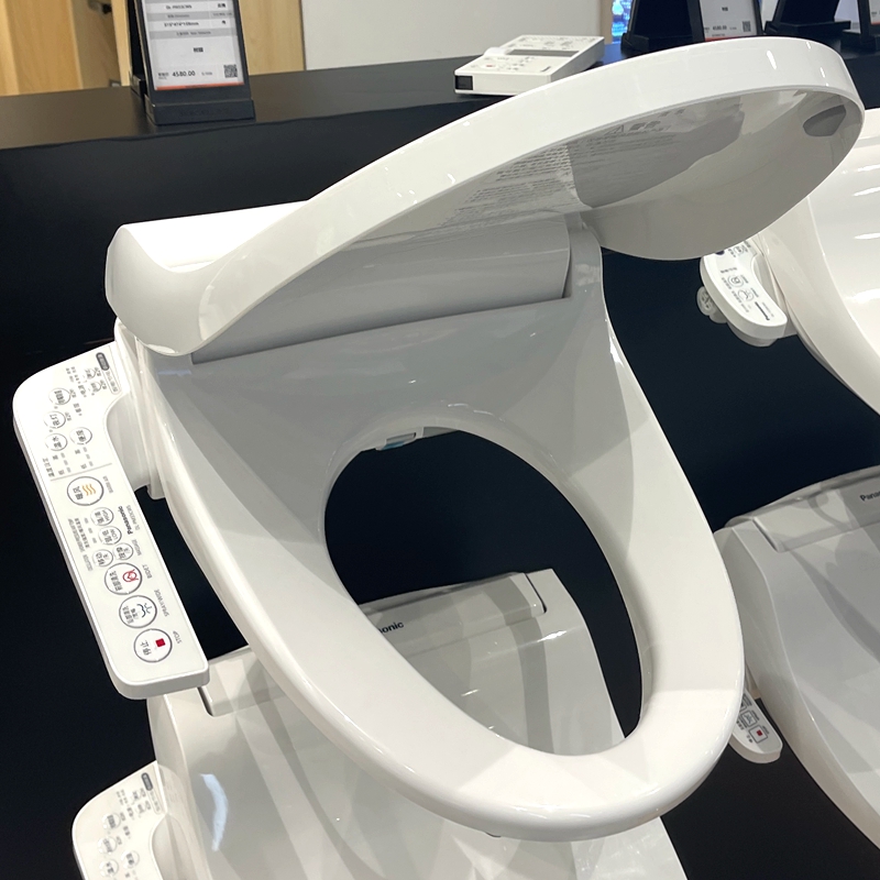 松下智能马桶盖洁身器 电子坐便盖板即热柔光灯自动除臭加热冲洗器喷嘴自洁除菌抗菌便圈加温松下卫浴DL-PM33CWS高清大图