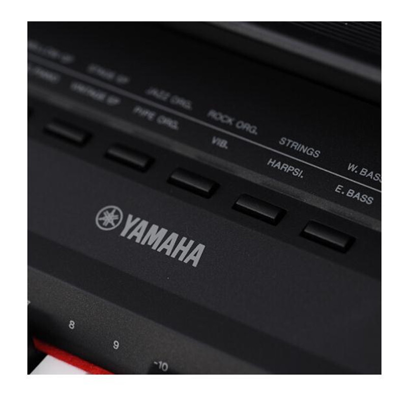 雅马哈(YAMAHA)P-125B黑色电子数码钢琴88键重锤p115升级组合包 ( 主机+木架+三踏板+双人琴凳)