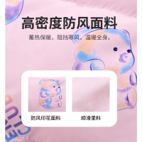 [1件3.5折]铅笔俱乐部秋冬新款女小童外套儿童保暖上衣宝宝加厚羽绒服
