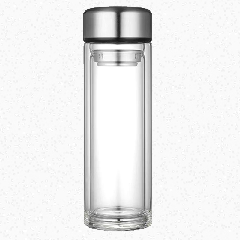 中电鼎润 ZD350ML 双层玻璃水杯 (计价单位:个)本色