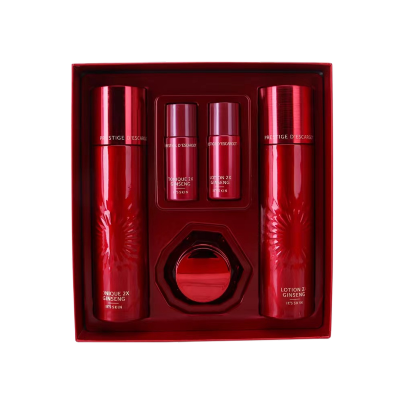 [正品行货]It’s skin/ 伊思 红参套盒晶钻红参蜗牛水乳带面霜水乳补水保湿