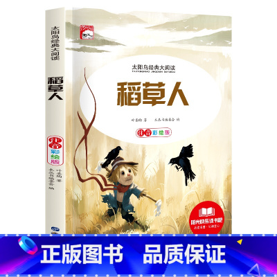 单册 [正版]太阳鸟经典大阅读稻草人彩图注音版 儿童文学小学课外阅读书世界经典文学 少儿名著童话故事书 语文系列小学语文