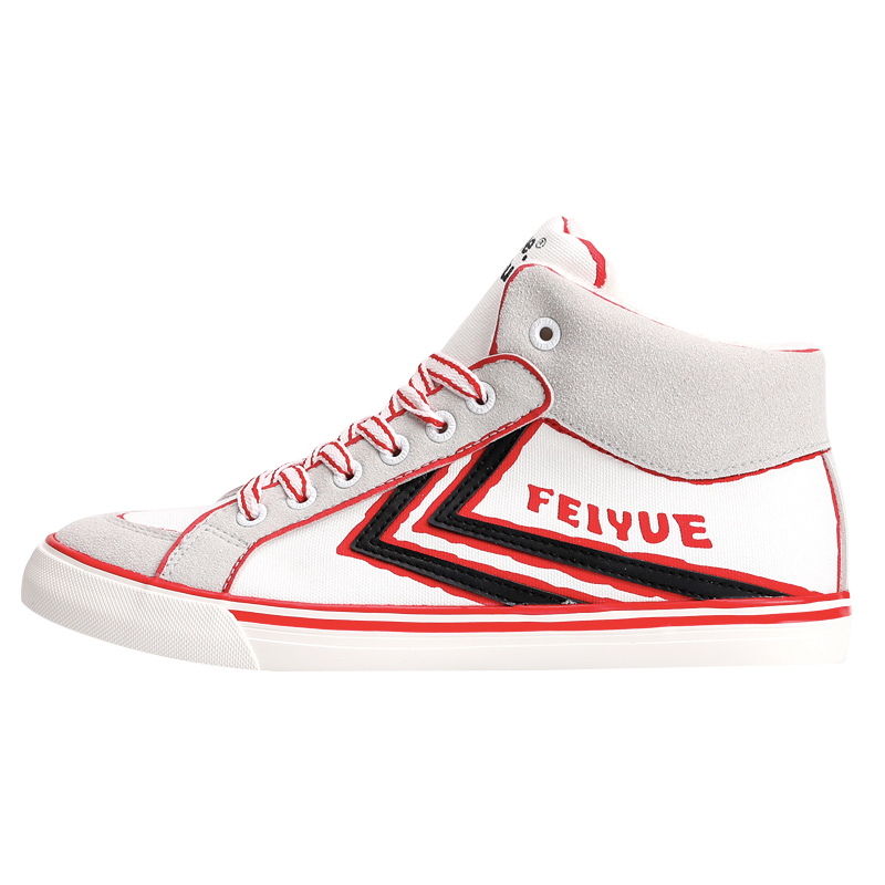 feiyeu飞跃鞋秋冬新款女鞋漫改元素高帮帆布鞋男鞋休闲鞋板鞋运动鞋