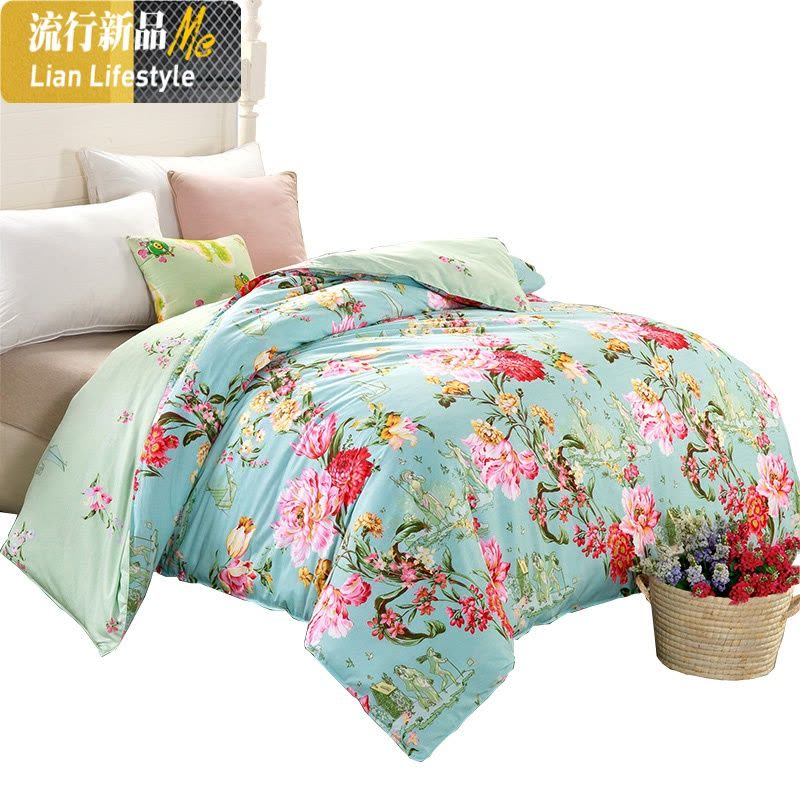 家纺四件套棉床单床上用品三4件套被套1.5m/1.8m床 三维工匠图片