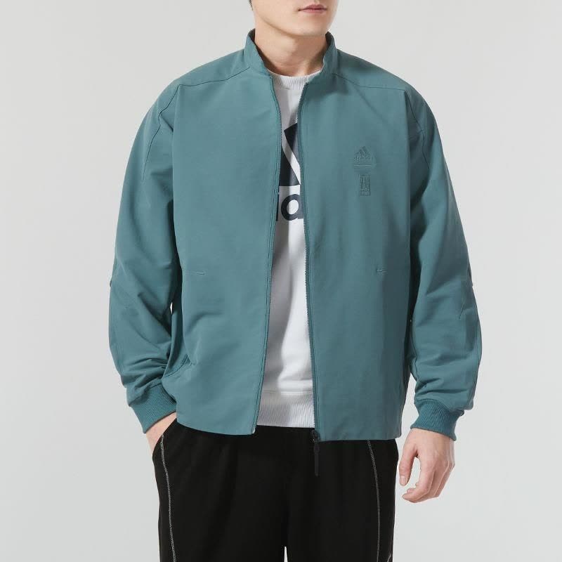 adidas/阿迪达斯外套武极系列运动休闲舒适立领男装夹克IX4284 C图片