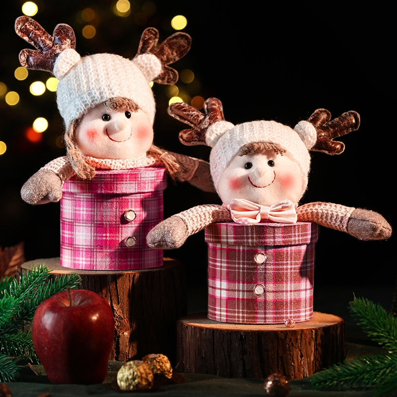 古达圣诞节礼物苹果袋儿童包装袋糖果袋手提圣诞老人夜礼盒小礼品